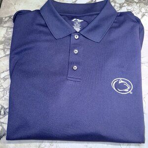 Penn State Men’s 2XL Nittany Lions Polo Shirt Navy Blue